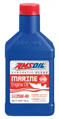 AMSOIL 25W-40 Syn.-Blend Mari. Motorolje Quart - 0,946L