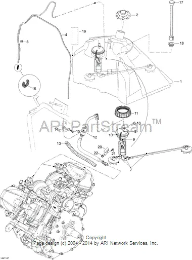 Boyau Assy *fuel Line Assy BRP Originaldel 