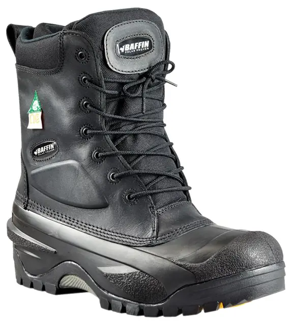 Baffin Industri Workhorse - Sort, 43 Varm, velkjent vernsko m/spikertramp 