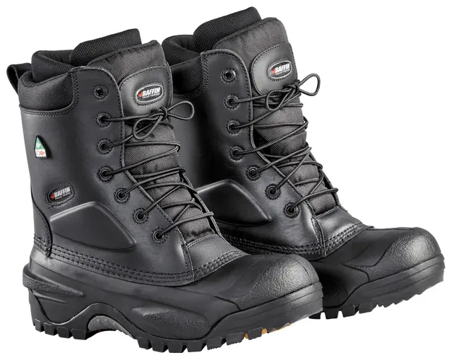 Baffin Industri Workhorse - Sort, 43 Varm, velkjent vernsko m/spikertramp 