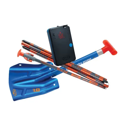 BCA TS Rescue Pakke Kit med søker, søkestang og spade