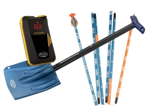 BCA T4 Rescue Pack Kit med søker, spade og søkestang