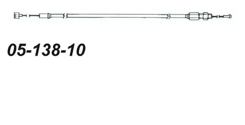 Bremsewire Yamaha Enticer, Excel Snøscooter OEM: 8F3263400100 8F3263400000