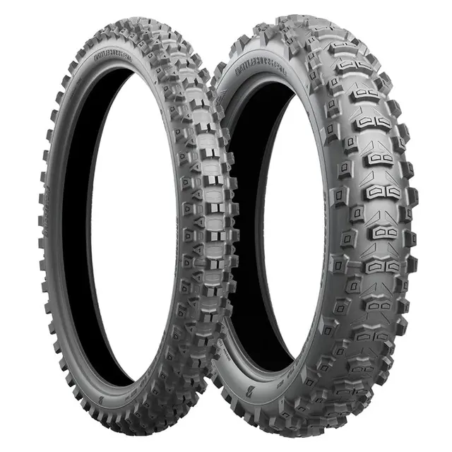 Bridgestone E50 Cross Dekkpakke Pakke med framdekk & bakdekk 