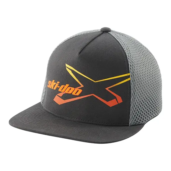 Ski-Doo X-Team Gradiant Caps S/M Grå med oransje logo 