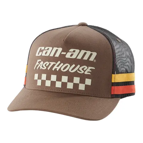 Can-Am Fasthouse Caps Onesize - Brun