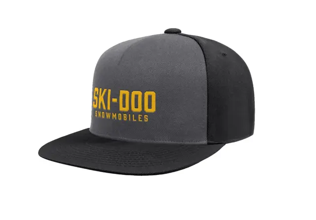 Ski-Doo Snapback Caps Unisex - Grå/Svart - One Size 