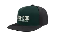 Ski-Doo Snapback Caps Unisex - M&#248;rkegr&#248;nn/Svart - One Size