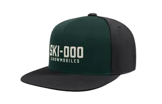 Ski-Doo Snapback Caps Unisex - M&#248;rkegr&#248;nn/Svart - One Size
