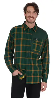 Ski-Doo Plaid Flannelskjorte Herre - Gr&#248;nn