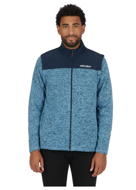 Ski-Doo Convertible Fleecejakke M Blå - Herre 