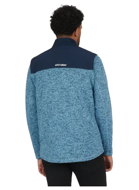 Ski-Doo Convertible Fleecejakke M Blå - Herre 