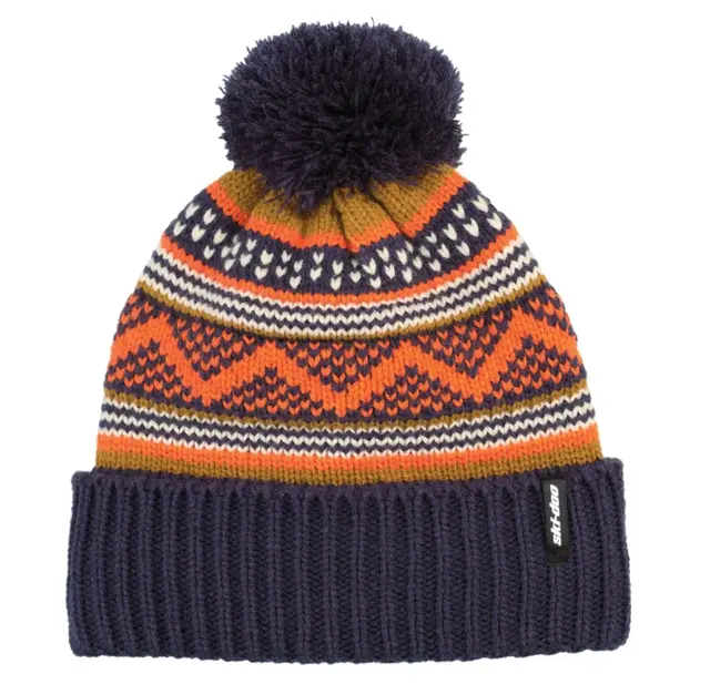 Ski-Doo Pom Pom Lue Unisex - Mørkeblå/Oransje 