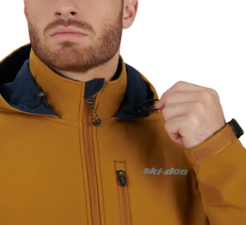 Ski-Doo Softshelljakke M Herre - Bronsefarget 