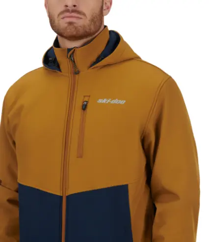 Ski-Doo Softshelljakke M Herre - Bronsefarget 