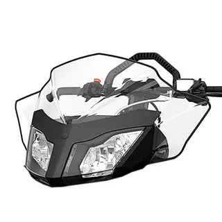 Vindskjerm, lav. Passer til XU Chassi.