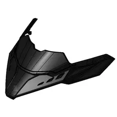 Ski-Doo Midtplassert Vindskjerm Sort REV Gen4 - Flere farger