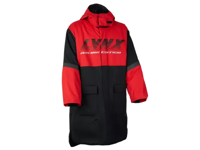 Lynx Warm-Up Jakke L/XL Svart/Rød 