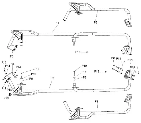 Can-Am Rock Sliders Max Can-Am Originaldel 
