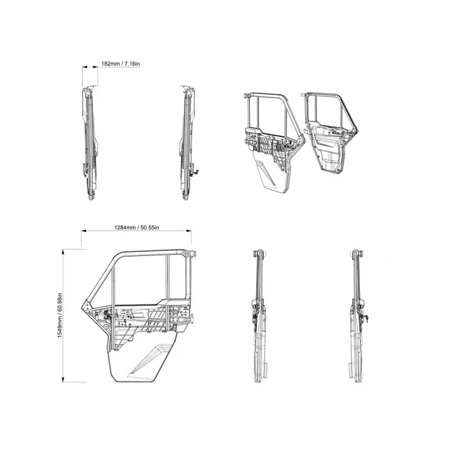 Can-Am Deluxe Dører Til Can-Am Traxter 