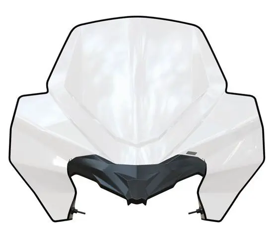 Vindskjerm, ekstra høy. Passer til REX2 Chassi. 