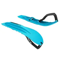 Lynx/Ski-Doo Blade DS+ Sn&#248;scooter Ski - Cyan Leveres i par, komplett inkl. styrest&#229;l