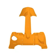 Ski-Doo Ekstrem Bukplate Orange Crush REV Gen4 (Smal)