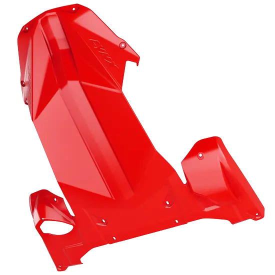 BRP Lynx Heldekkende Bukplate Rød Radien 