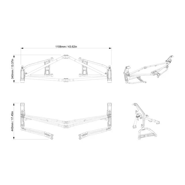Ski-Doo RAS RX A-Armer Foran 