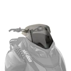 Ski-Doo Lav Vindrute 12,5&quot; H&#248;y - R&#248;ykfarget