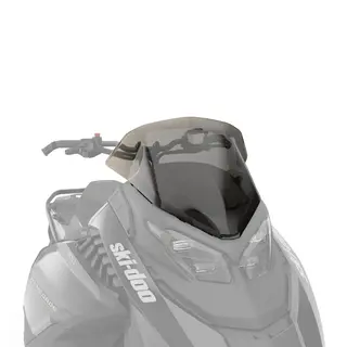 Ski-Doo Lav Vindrute 12,5&quot; H&#248;y - R&#248;ykfarget