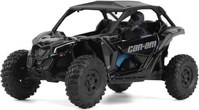 Can-Am Maverick X3 Turbo RR Leke Størrelse 1:32 - Black Edition 