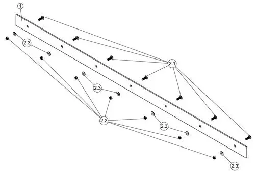60" Steel Wear Blade Service Kit BRP Originaldel 