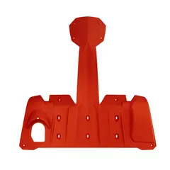 Ski-Doo Extrem Heldekkende Bukplate REV-XM/REV-XS, Rød