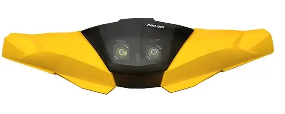 Can-Am Luksusskjerm - Gul Vindskjerm med mange funksjoner. 