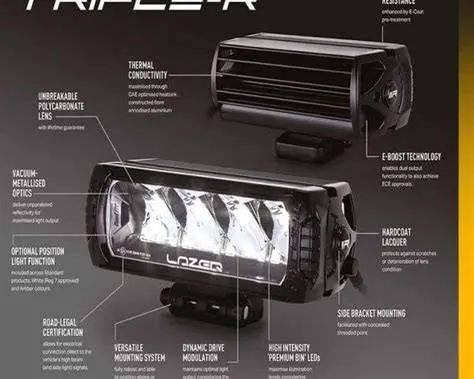 Lazer Triple-R 1000 Elite Gen2 LED Gen2 - 410mm - 10136 Lumen. 