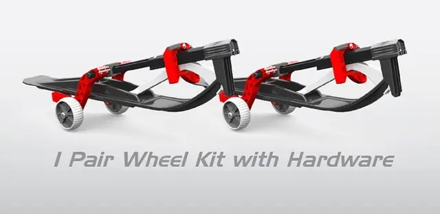Caliber Sled Wheels - Skihjul-sett, 2.0 Genialt verktøy for lagring og flytting 