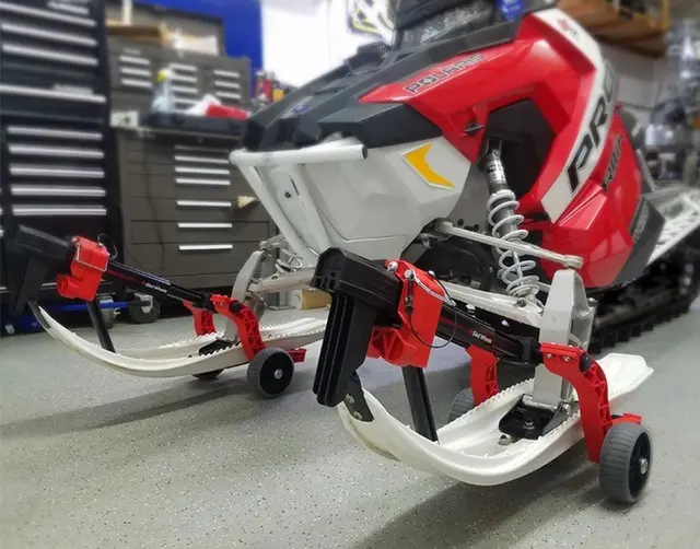 Caliber Sled Wheels - Skihjul-sett, 2.0 Genialt verktøy for lagring og flytting 