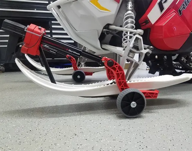 Caliber Sled Wheels - Skihjul-sett, 2.0 Genialt verktøy for lagring og flytting 