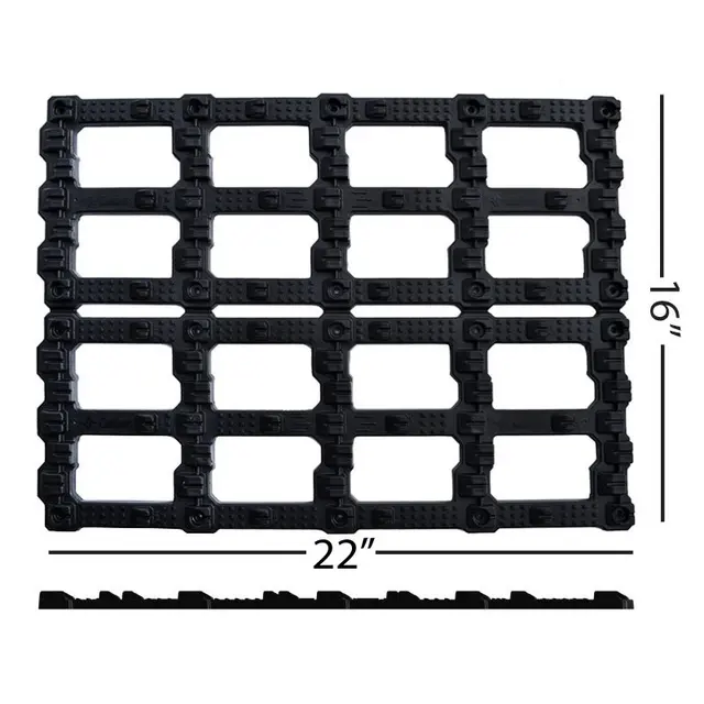 Caliber Trax Grabber Gripeplater 2 stk Belte-gripeplater, monteringsett 