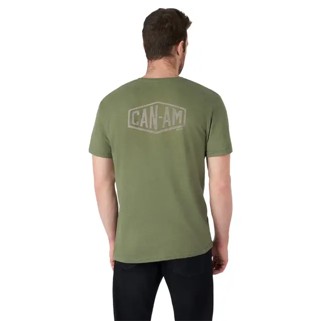 Can-Am DNA T-Skjorte M Militærgrønn Herre 