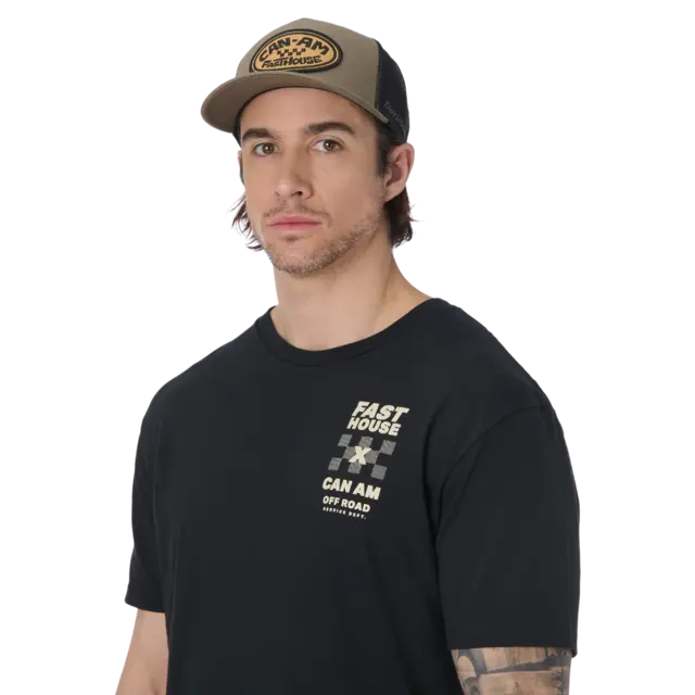 Can-Am Fasthouse Caps Onesize - Army Green