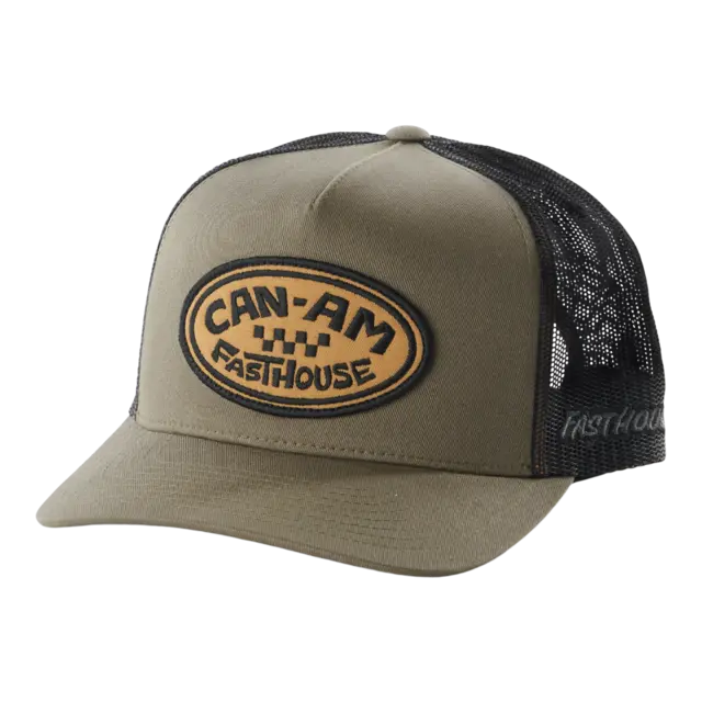 Can-Am Fasthouse Caps Onesize - Army Green 