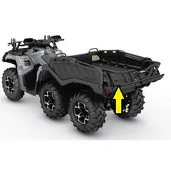 Can-Am Baklukeforlengelse/-skillevegg G2 (kun 6x6-modeller)