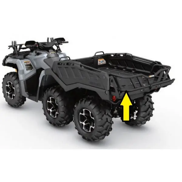 Can-Am Baklukeforlengelse/-skillevegg G2 (kun 6x6-modeller) 