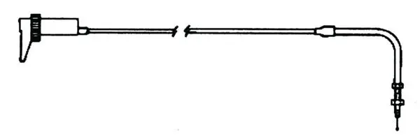 Chokewire 71cm For Mikuni enkelforgasser 