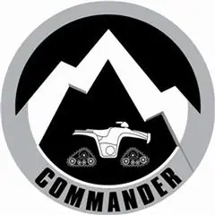 Commander Plastikkramme Front H&#248;yre Plastramme til Commander Beltekit