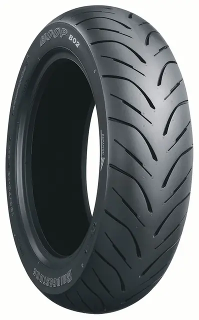 130/70-16 B02 61P TL G SH300 Bridgestone B02 Scooter Dekk Honda SH300, Bak 