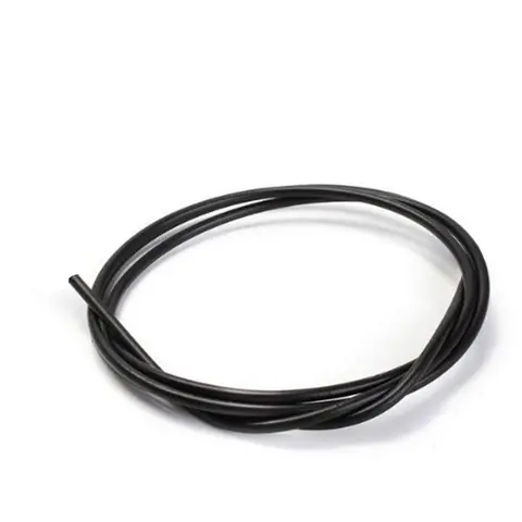 Wirestrømpe 1.5mm innvendig 6mm utvendig Sort, Pris pr. meter