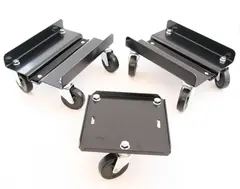 Hjulsett Sn&#248;scooter - 4 Hjul Kraftig st&#229;lkonstruksjon